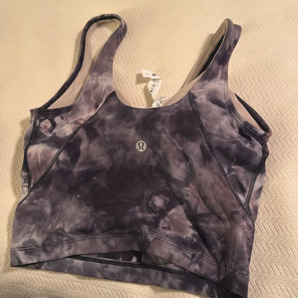 lululemon athletica Purple Tie-Dye Supportive Sports Bra